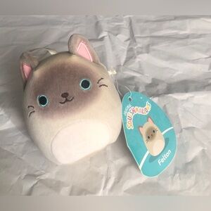 Squishmallow Felton Siamese Cat 5”